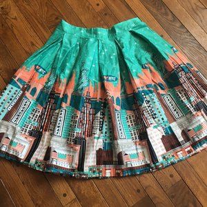 “Budding Joy” NYC Retro Flair Skirt